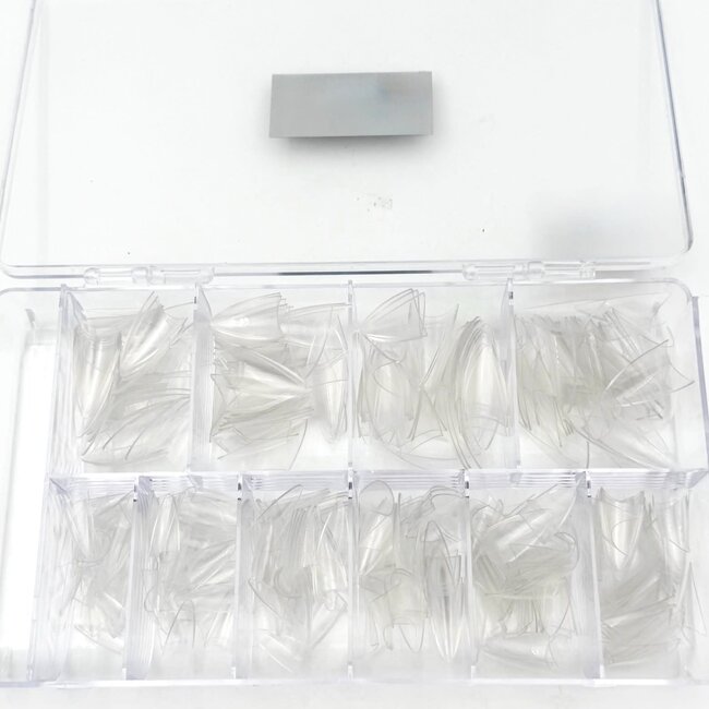 The Studio - Nail Tip Box - Almond - Clear