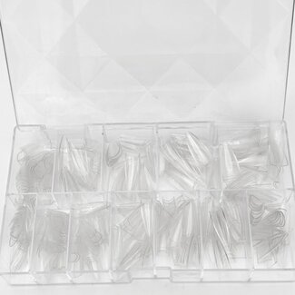 The Studio The Studio - Nail Tip Box - Almond - Clear - Long