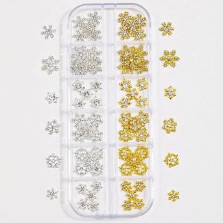 The Studio The Studio - Art Pack #625 - Snowflakes - Silver Gold