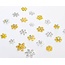 The Studio - Art Pack #625 - Snowflakes - Silver Gold