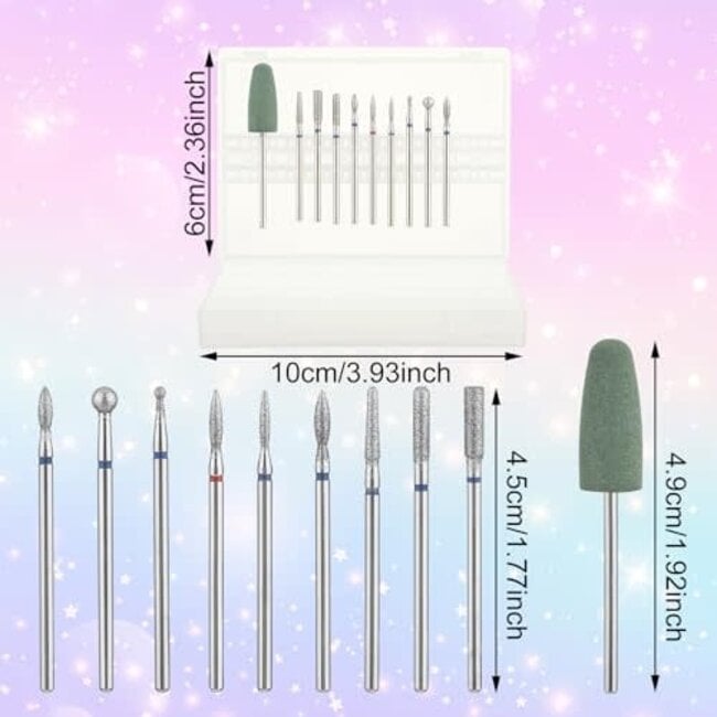 The Studio - Manicure Bit Kit - 10 pcs
