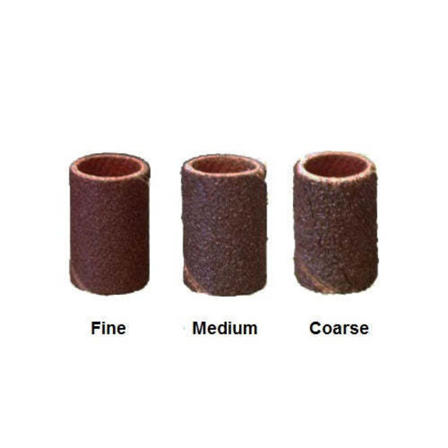 Milken - Dark Brown Sanding Bands - 100 count - Medium - 150 Grit