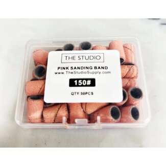 The Studio The Studio - Sanding Band - 50 ct - Pink - M 150#