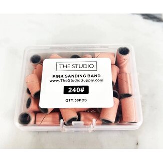 The Studio The Studio - Sanding Band - 50 ct - Pink - F 240#