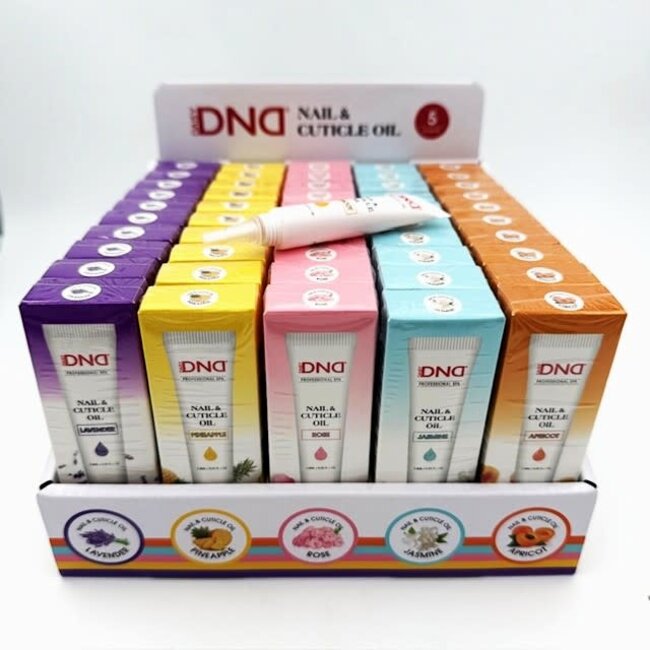 DND - Nail and Cuticle Oil - .25 fl oz - 5 scents - 50 count