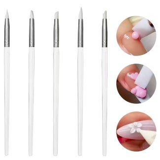 The Studio The Studio - Silicon Tools Set - 5pc - White