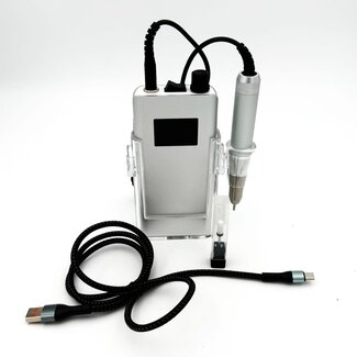 NAD - Portable Nail Drill - 40k RMP - 65 watts - Silver