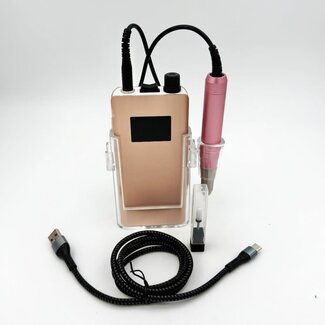 NAD - Portable Nail Drill - 40k RPM - 65 watts - Champagne