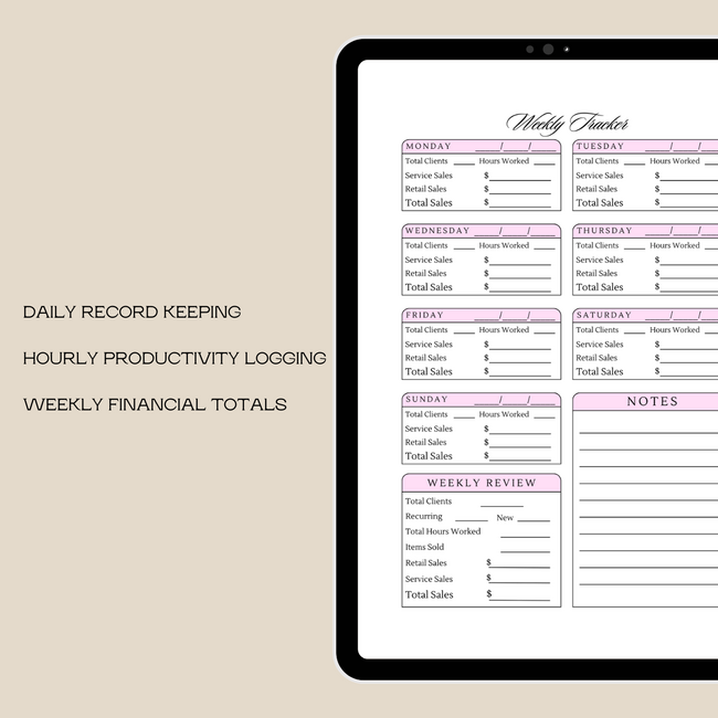 The Beauty Ledger - Black