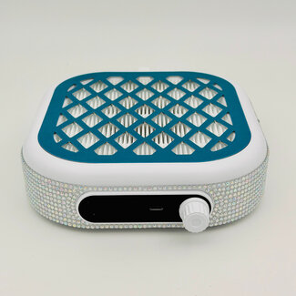 NAD - Nail Dust Collector - 30W - White AB Rhinestone