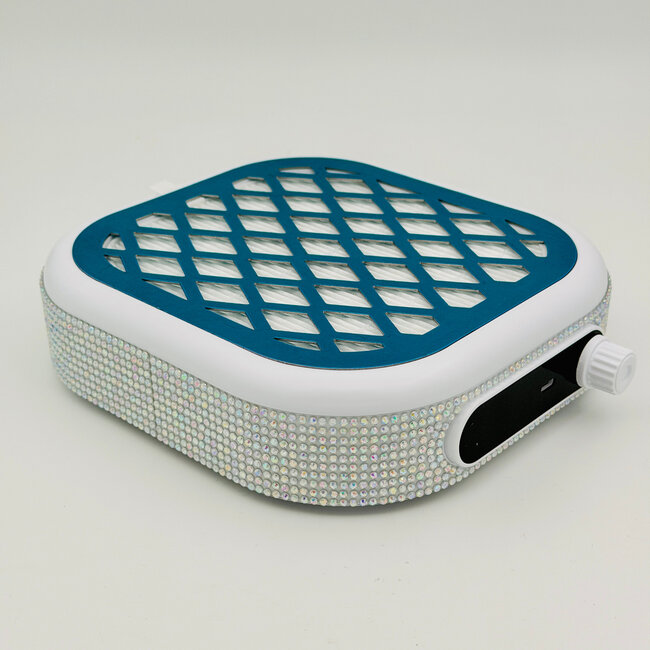 NAD - Nail Dust Collector - 30W - White AB Rhinestone