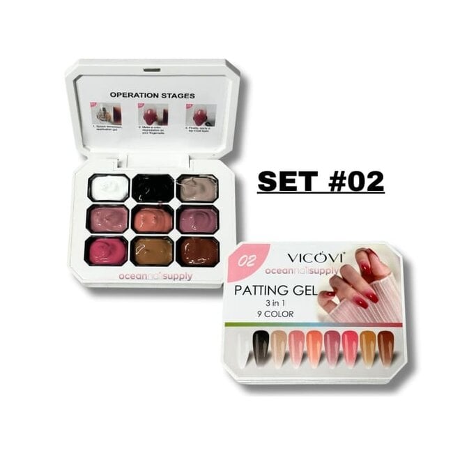 Vicovi - Patting Gel Art Palette - 02