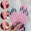 The Studio - Silicone Pen - 2 Sided - Pink/White - 5 pcs