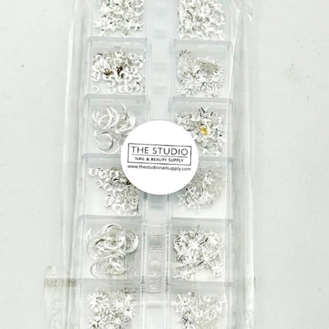 The Studio - Art Pack #634 - Moon and Star - Silver