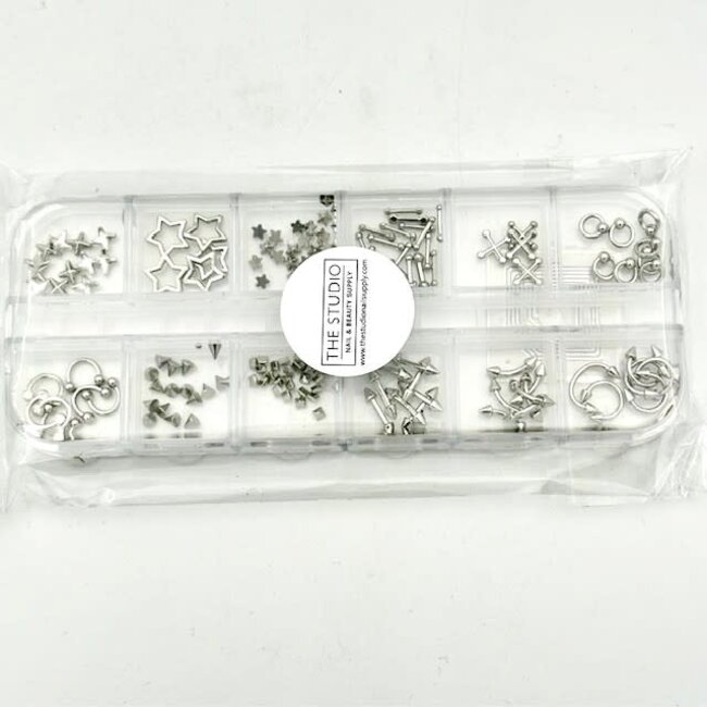 The Studio - Art Pack #633 - Assorted Charms - Silver