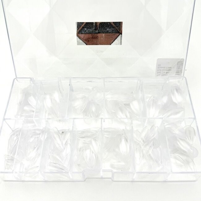 The Studio - Tip Box - Full Cover - Almond Clear - XS