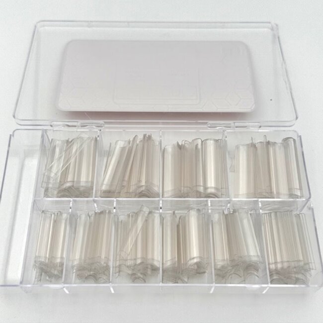 The Studio - Tip Box - Half Cover - Square Straight Clear - XXL