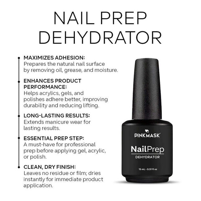 Pink Mask - Nail Prep Dehydrator - 15 ml