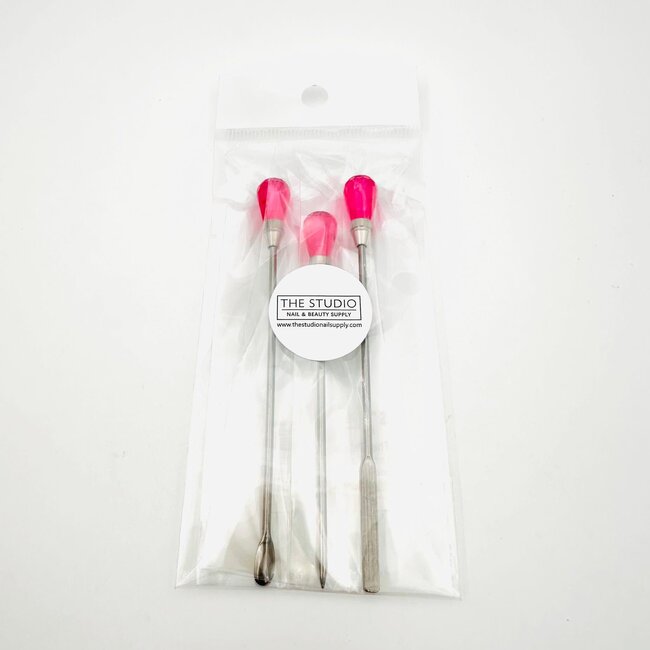 The Studio - Mixing Tools - 3 pcs - Hot Pink