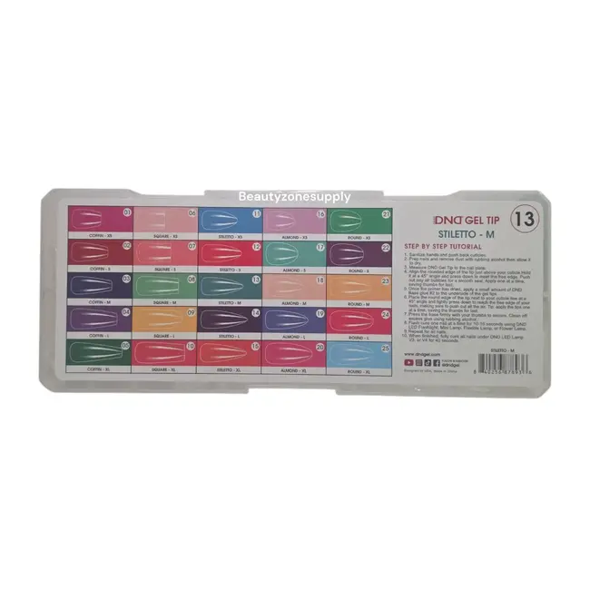 DND - Gel Tips - Full Stiletto Medium
