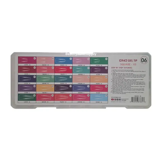 DND - Gel Tips - Full Square X-Short