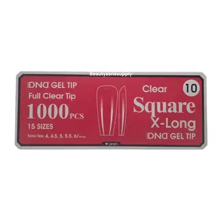 DND DND - Gel Tips - Full Square X-Long
