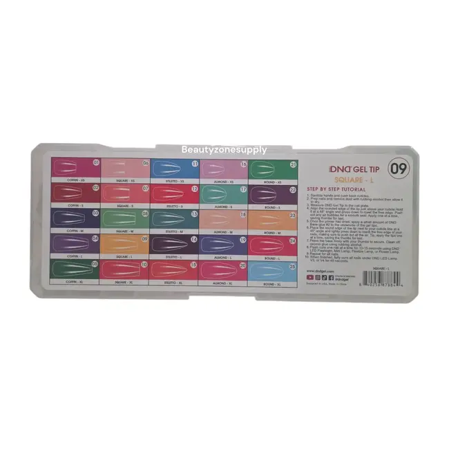DND - Gel Tips - Full Square Long
