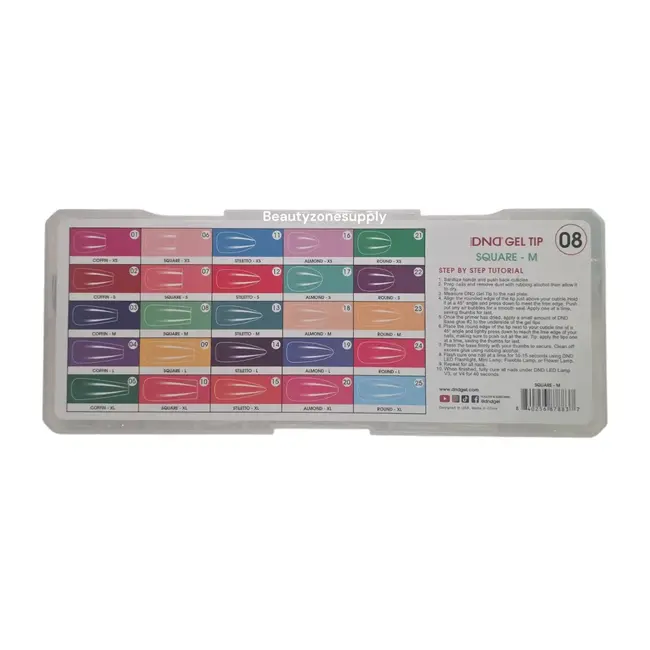 DND - Gel Tips - Full Square Medium