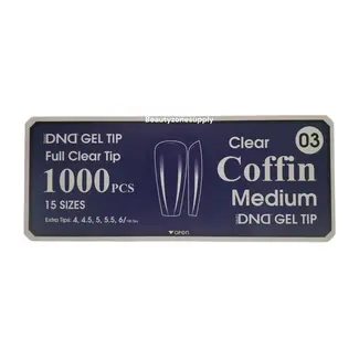DND DND - Gel Tips - Full Coffin Medium