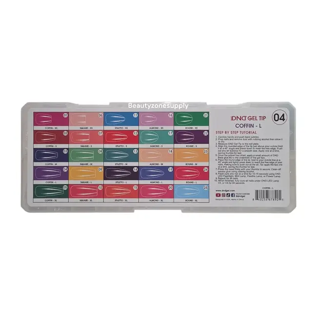 DND - Gel Tips - Full Coffin Long