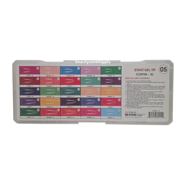 DND - Gel Tips - Full Coffin X-Long