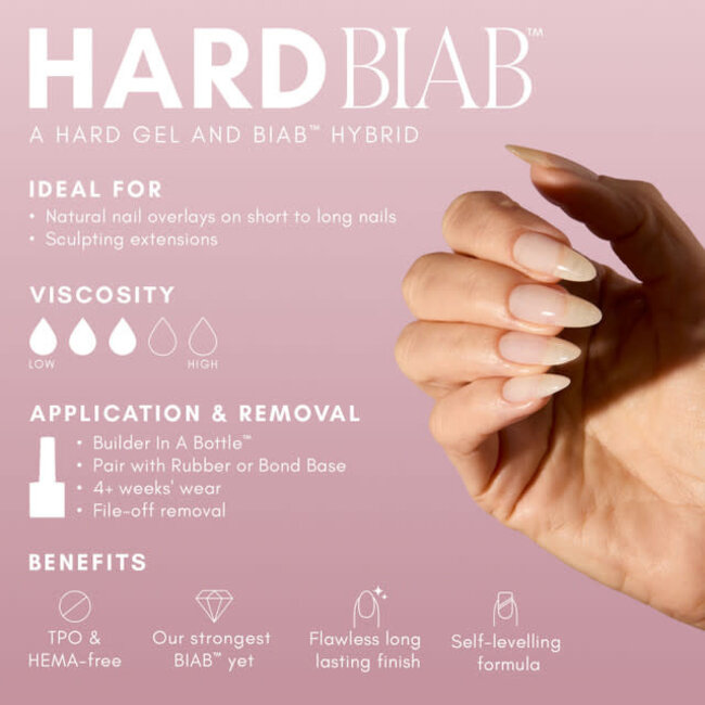The Gel Bottle - Hard BIAB - White - TPO & HEMA Free - 20 ml