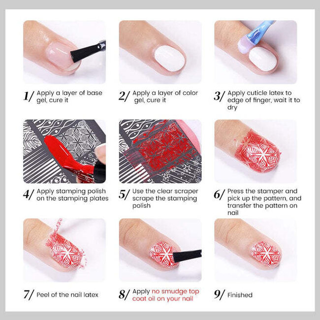 Born Pretty - Stamping Polish - SP005 - Red