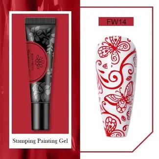 Born Pretty Born Pretty - Stamping Gel Polish - 14 - Red