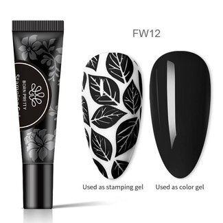 Born Pretty Born Pretty - Stamping Gel Polish - 12 - Black