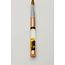 The Studio - Kolinsky Acrylic Brush - Rose Gold - Gold Hearts -