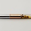 The Studio - Kolinsky Acrylic Brush - Rose Gold - Gold Hearts -