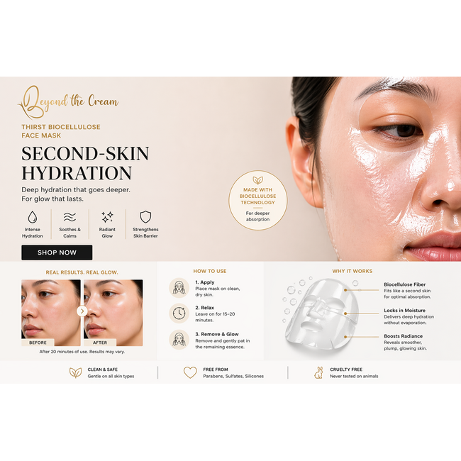 Beyond The Cream - Thirst Face Mask - .88 oz