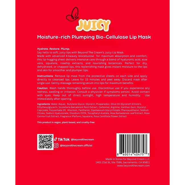 Beyond The Cream - Juicy Lip Mask - .17 oz