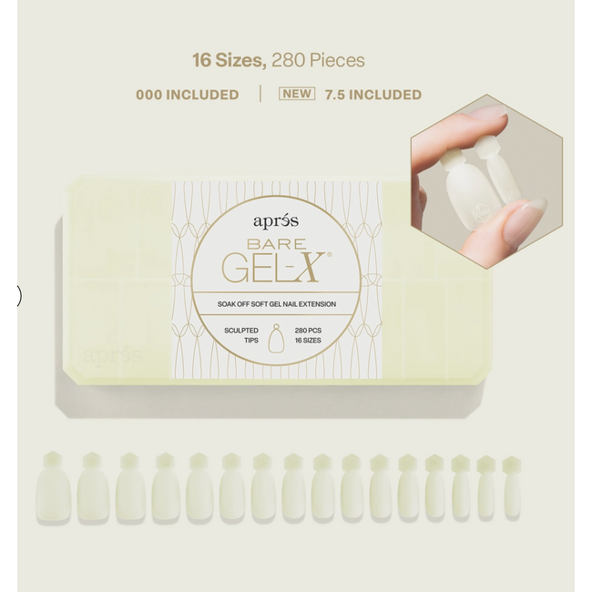 Apres - Bare Gel -X Tip Box - Sculpted
