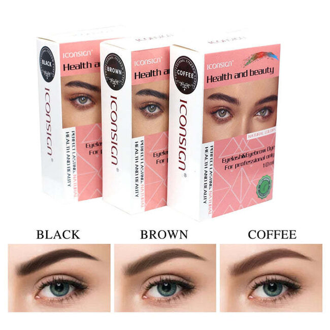 Iconsign - Eyelash/ Eyebrow Dye Tint and Developer - Coffee