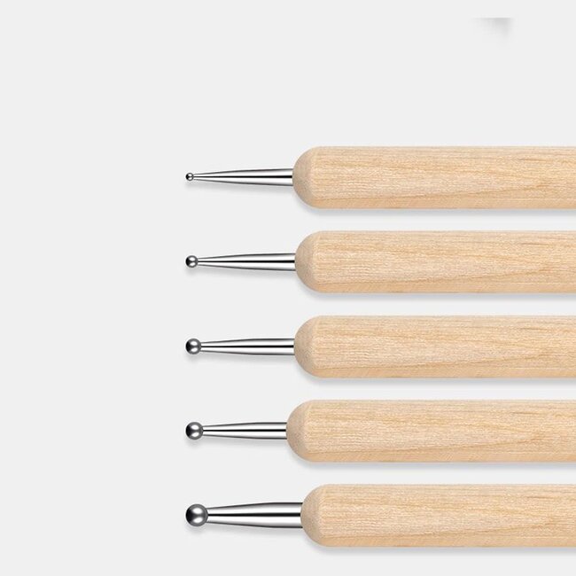 The Studio - Dotting Tools - Wood - 5 pcs