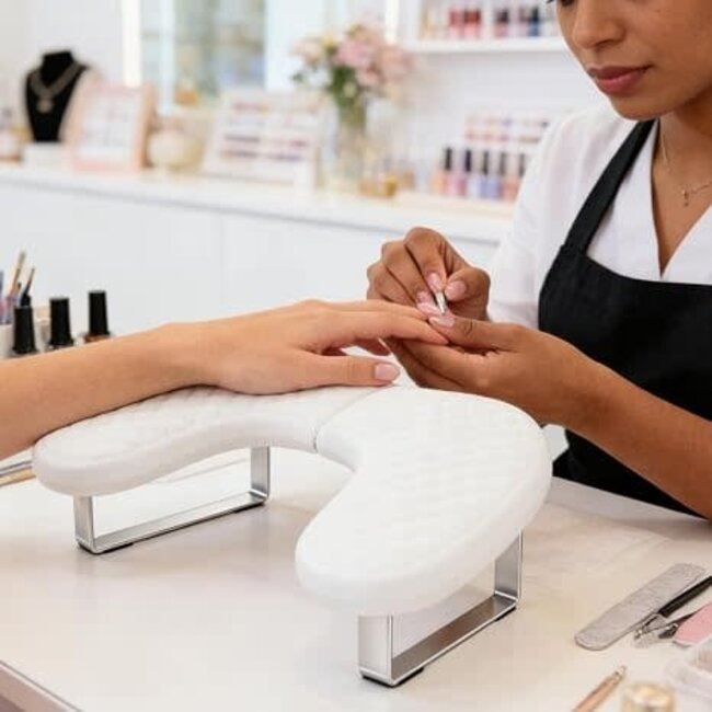 U Shape Arm Rest - White