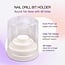 Carbide Nail Drill Bit Holder - 48 Holes - Small - White