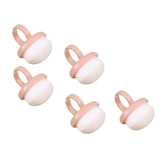 The Studio - Mini Dust Brush - Pink/White - 5 pcs
