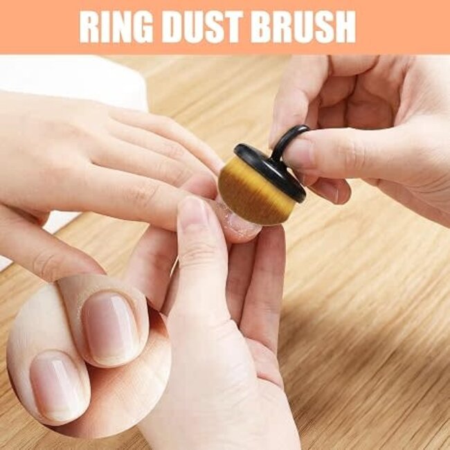 The Studio - Mini Dust Brush - Black/Brown- 5 pcs