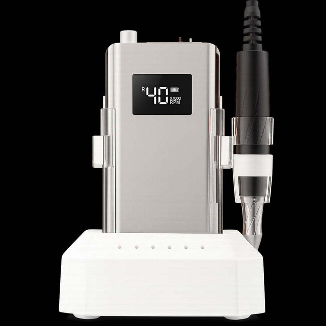 NAD - Portable Nail Drill - 40k RMP - 65 watts - Silver