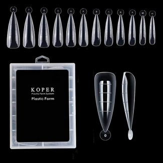 The Studio Koper  - Full Cover Dual Form Tips - Square - 120 pcs