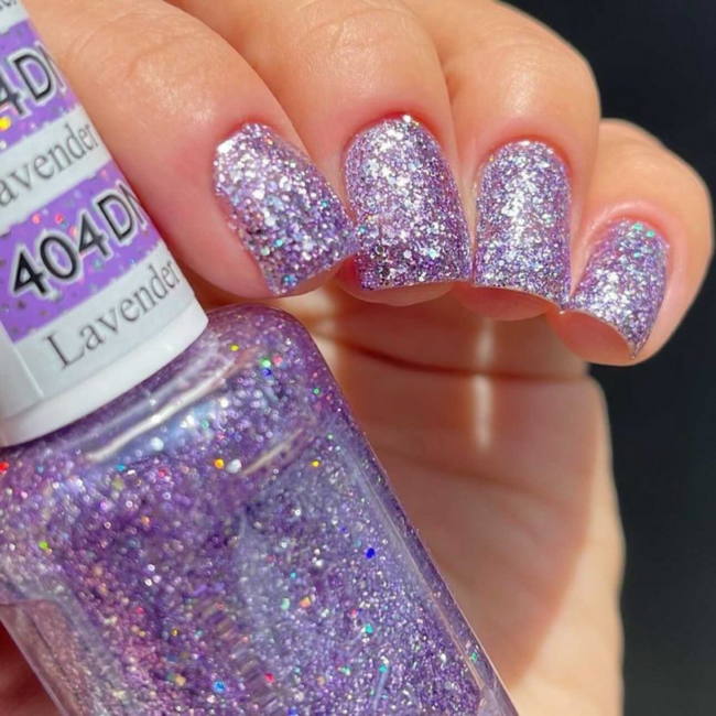 DND - 0 404 - Lavender Daisy Star - DUO Polish