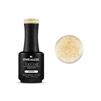 Pink Mask Pink Mask - Gel Top Coat 039 - Gold Diamond Matte #1